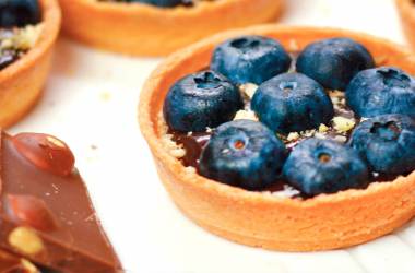 Tartlets with chocolate